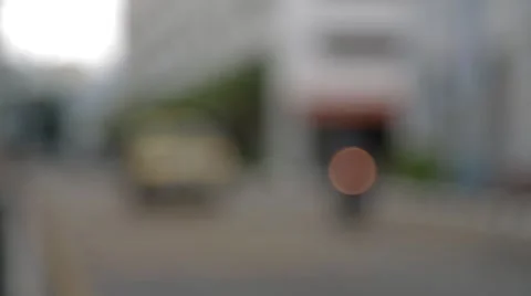 Focus Pull of Farquhar Street in Georgetown, Penang Stock Footage 48136704