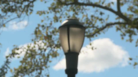 Focus pull of lamp Video stock 33863708