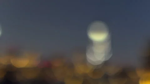 Focus Pull Timelapse Skyline Timelapse Zoom Out Stock Footage 274039387