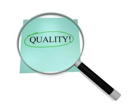 Focus On Quality Stock Illustration