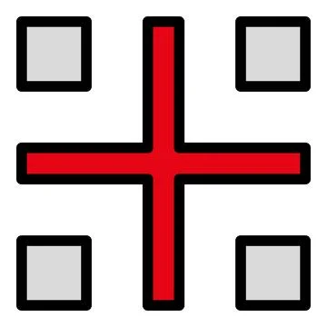 Focus scanning icon vector flat イラスト素材