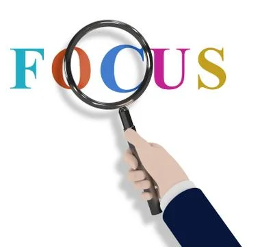 Focus search Stock Illustration