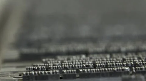 Focus shift and pan lead letters cu 04 Stock Footage 59185910