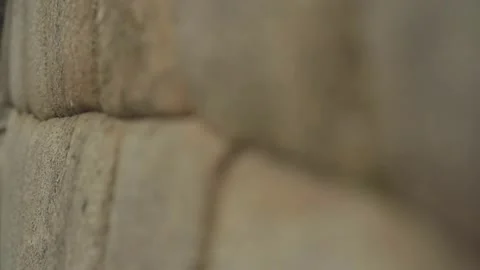 Focus shift, stone walls in sacred plaza, Machu Picchu, Cusco, Peru Stock Footage 130462424