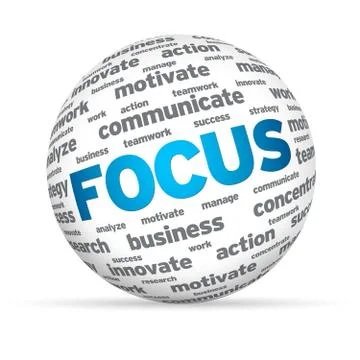 Focus sphere Stock Illustration