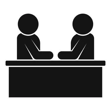 Focus team icon simple vector. Social business Stock Illustration