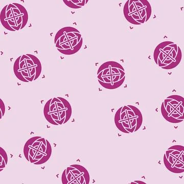 Focus test optometry vision eye glyph seamless pattern Stock Illustration