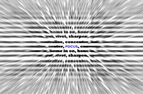 Focus - text effect 스톡 일러스트