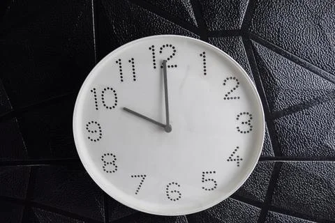 Focus time in clock of ten o'clock for design in your business concept Stock Photos