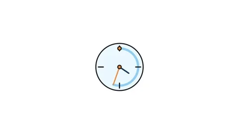 Focus timer motion Stock Footage 346206404