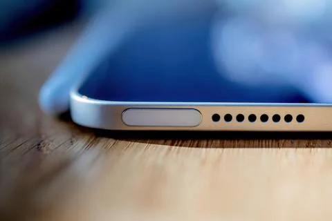 Focus on the touch id security safety sensor button Stock Photos
