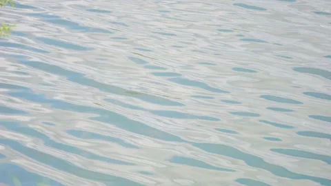 Focus transition abstract of sky reflecting on the surface of the lake Stock-Footage 237809808