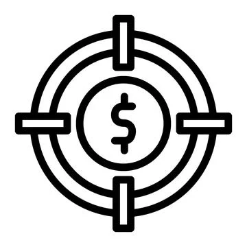 Focus Vector Icon Design Illustration Stock Illustration