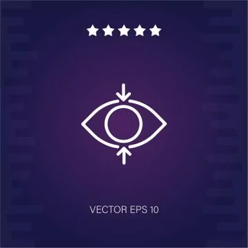 Focus vector icon Stock Illustration