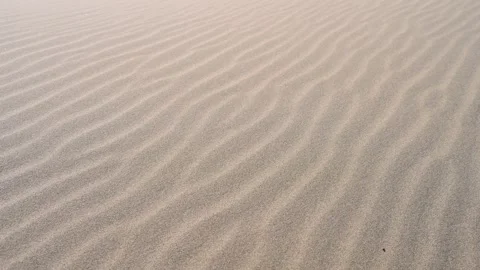A focus view of delicate patterns carved by wind on the texture of a Durgun Stock Footage 317687731