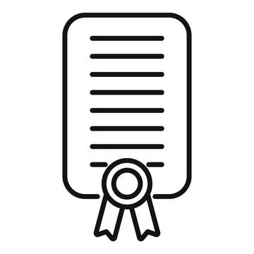 Focus vision icon outline vector. Core value Illustrazione stock