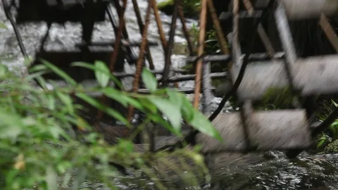 Focus On the Water Mill,China Stock Footage 107309911