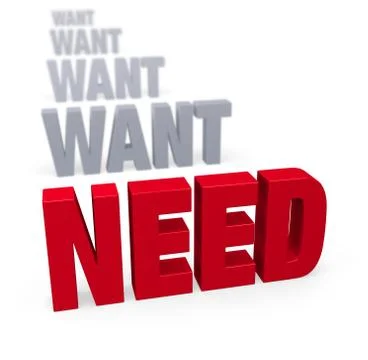 Focus on what you need Stock Illustration