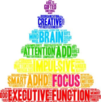 Focus Word Cloud 스톡 일러스트