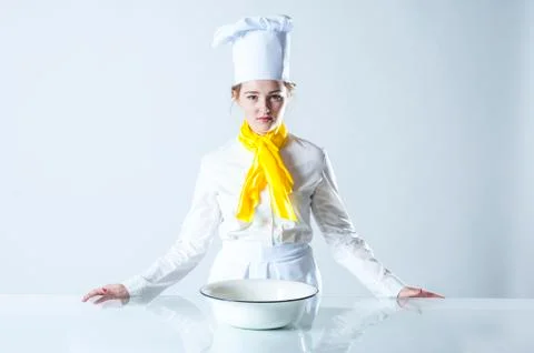 Focused cook Stock Photos