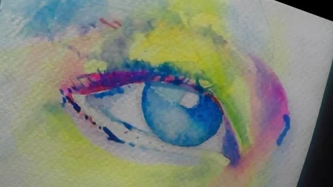 Focused eye Stock Footage 289775572