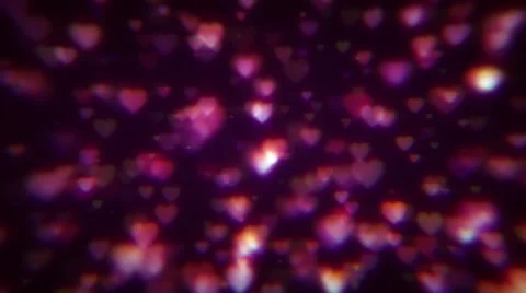 Focused Floating Heart Looping Backgroun... | Stock Video | Pond5