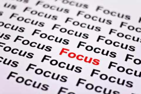 Focused On Focus Stock Photos