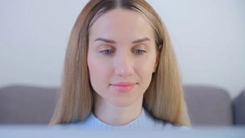 Focused freelancer doing work on computer at home in 4k video clip 스톡 동영상 204807956