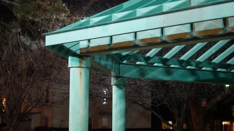 Focused Gazebo Stock Footage 122486530