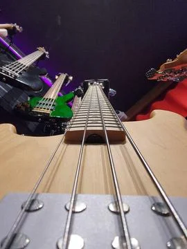 Focused Look at Musical Instruments Stock Photos