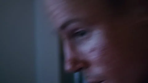 Focused Man with Limb Difference Cleaning Glasses While Working 스톡 동영상 321937268