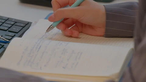 Focused NoteTaking at Work Effectively Capturing Ideas and Insights for Future Stock Footage 297486970