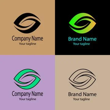 Focused Orbit logo design Stock Illustration