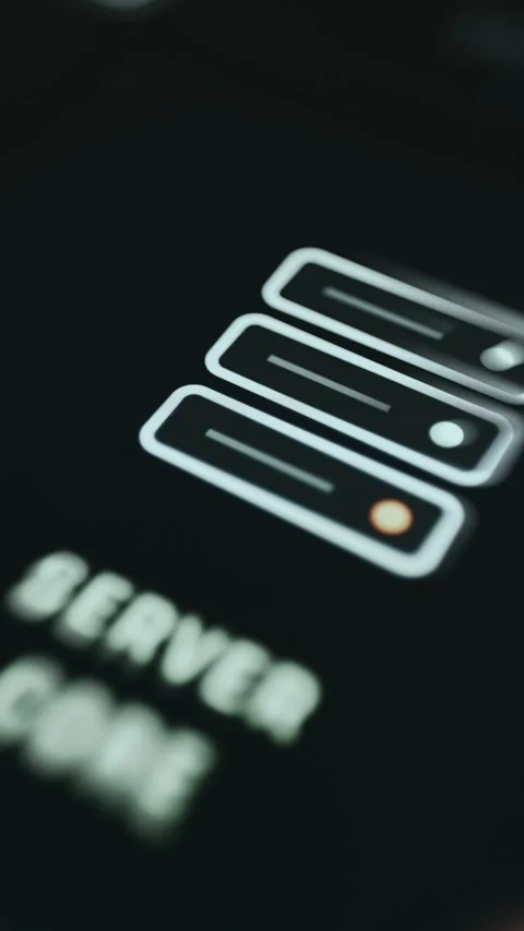 Focused Screen View of Network Bandwidth Trend Lines with - Focused Screen Stock-Footage 336949011