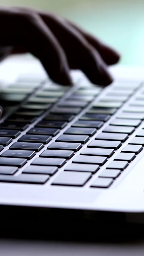 Focused on the Screen Words and Ideas Stock Footage 301370364
