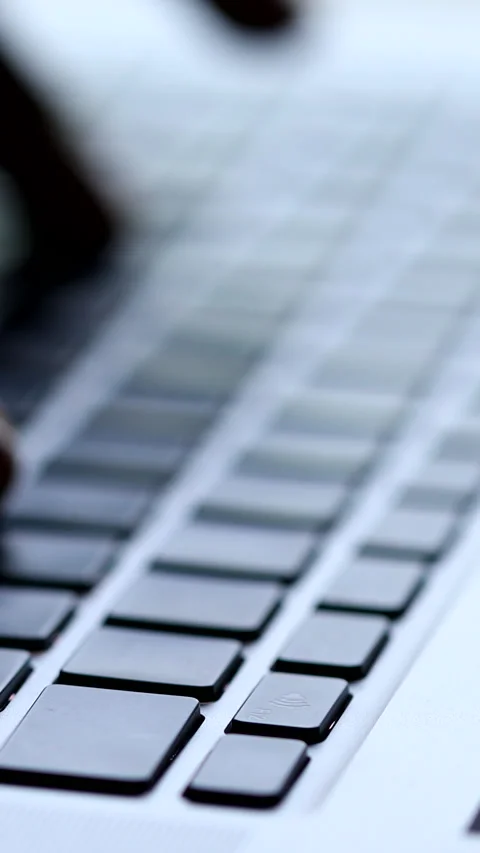 Focused on the Screen Words and Ideas Stock Footage 301370402