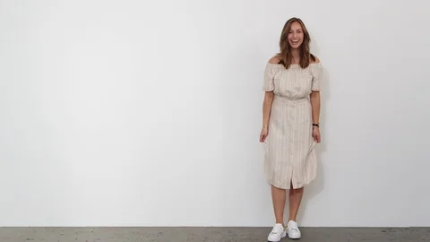 Focused Shot of a Beautiful Model tapping on the Face of Her Wrist Watch Stock-Footage 116914403