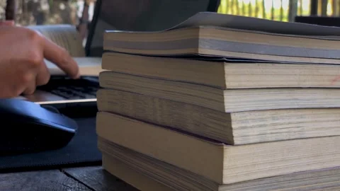 Focused Study Stock Footage 314326096