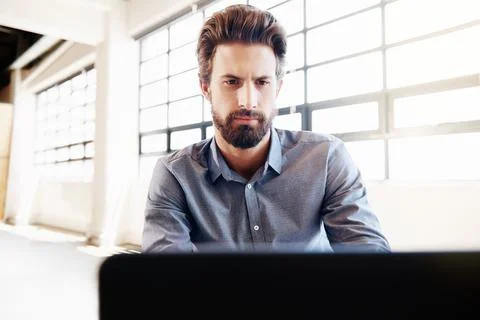 Focused on work Stock Photos