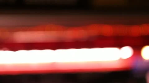 Focusing into blinking lights Stock Footage 11824481