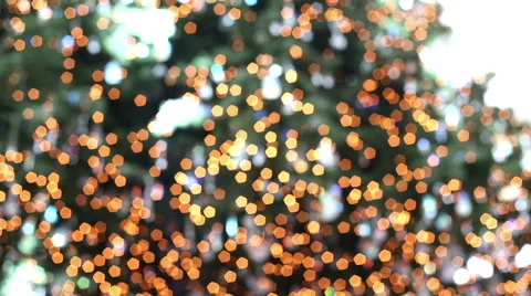 Focusing christmas tree with nice colors and lights Stock-Footage 58088339