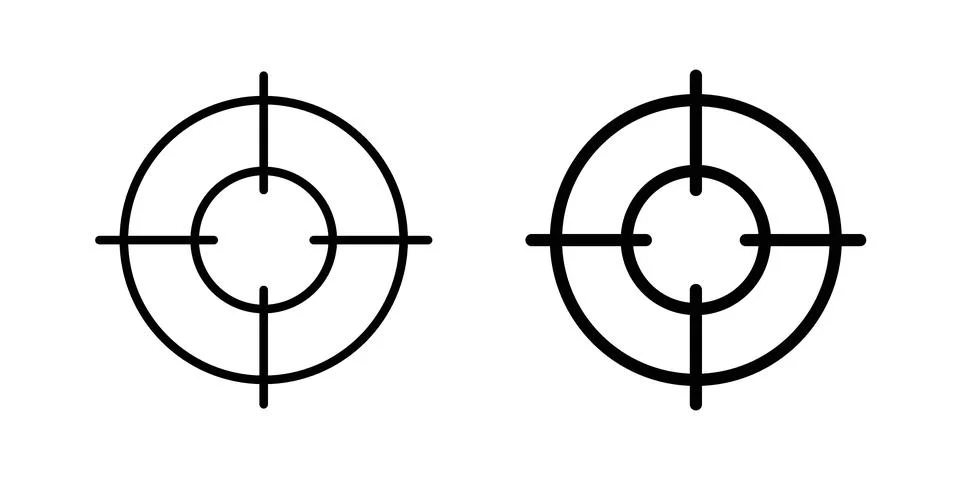 Focusing icon illustration vector, icon set for apps イラスト素材