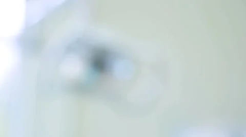 Focusing view of lamp lightening operating room Stock Footage 67166722