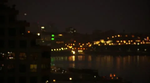 Focusing onto the waterfront Stock Footage 12761298