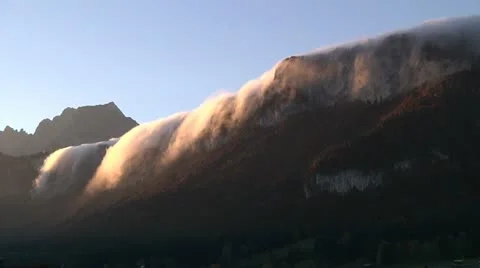 Foehn Clouds-06 Stock Footage 22406950