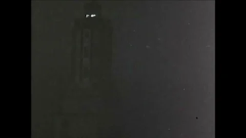 Fog affects aircraft, a ship and a driver, who, influenced by a cartoon hero and Stock Footage 88553196
