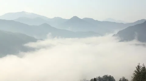 Fog and cloud 스톡 동영상 10855492