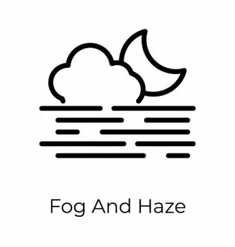 Fog and Haze Stock Illustration