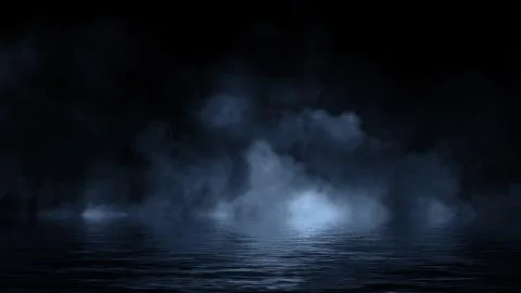 Fog and mist effect on black background. Smoke texture overlays. Design eleme Stock Illustration