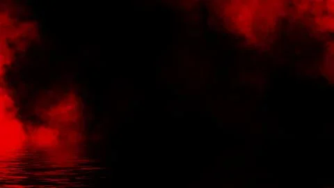 Fog and mist effect on black background. Coastal smoke on the shore. Reflecti Stock Illustration